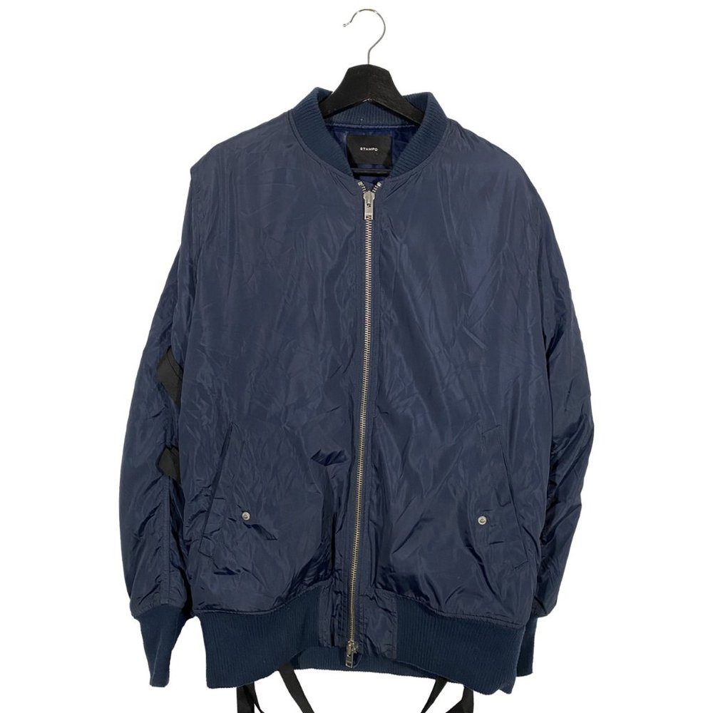 Stampd Bondage Strapped Bomber navy